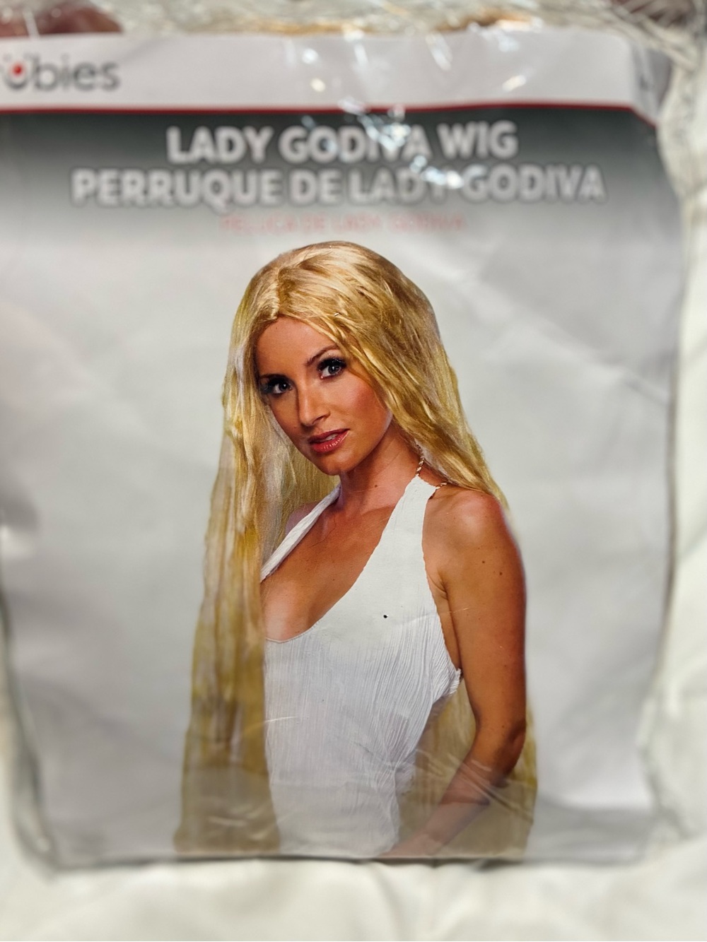 Lady Godiva Long Blonde Wig - Classic Blonde by Rubies